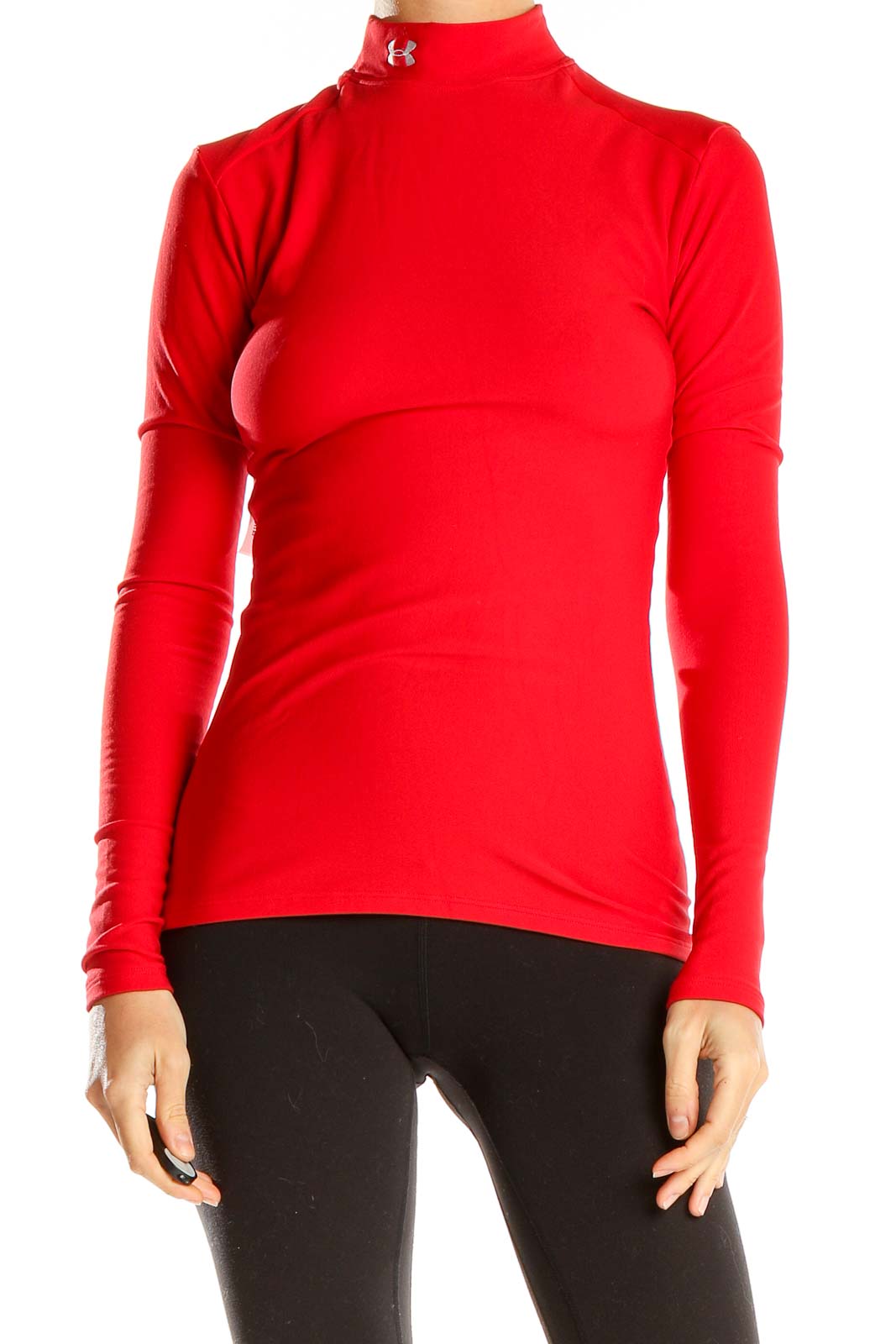 Red Activewear Top Front