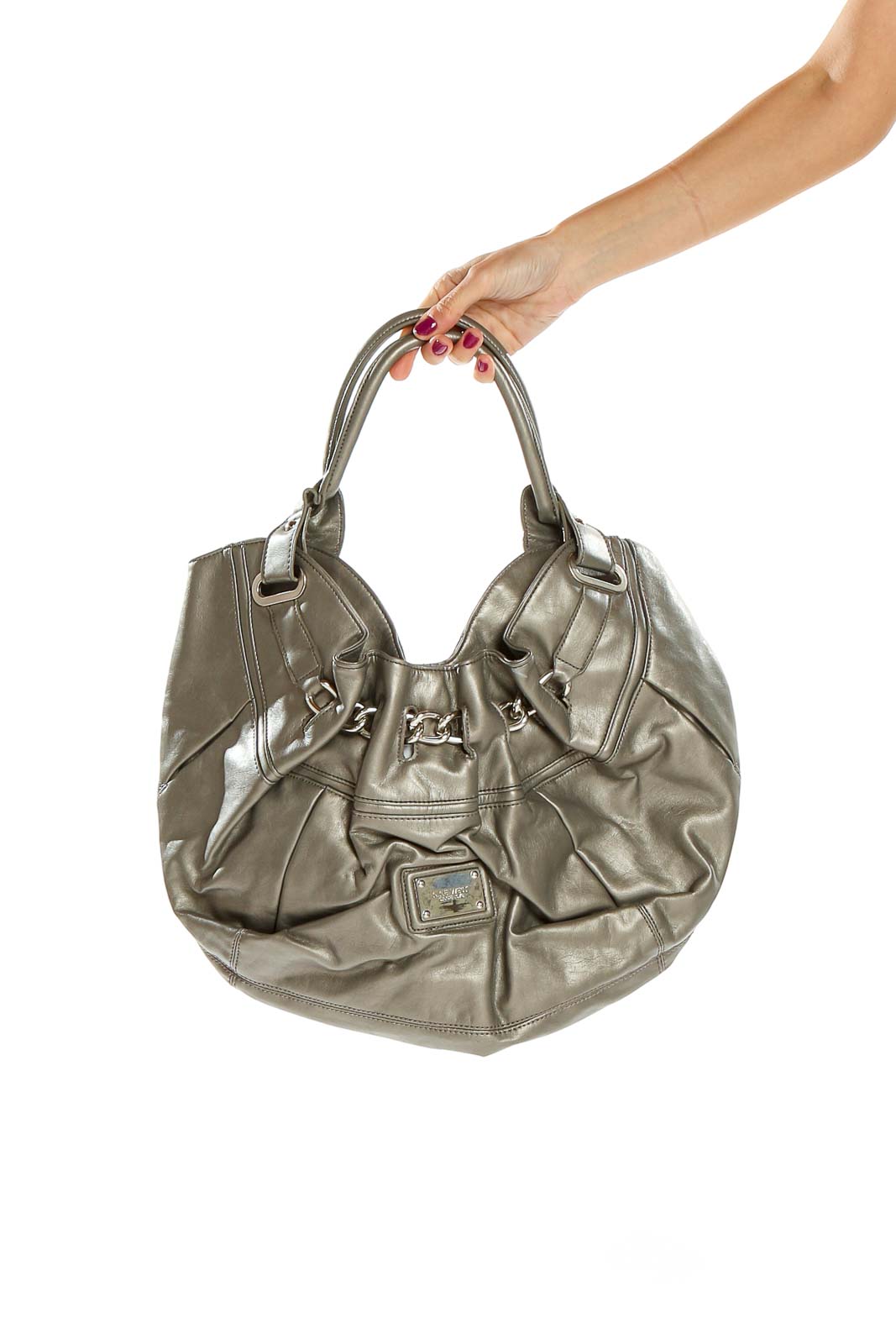 Gray Purse Front