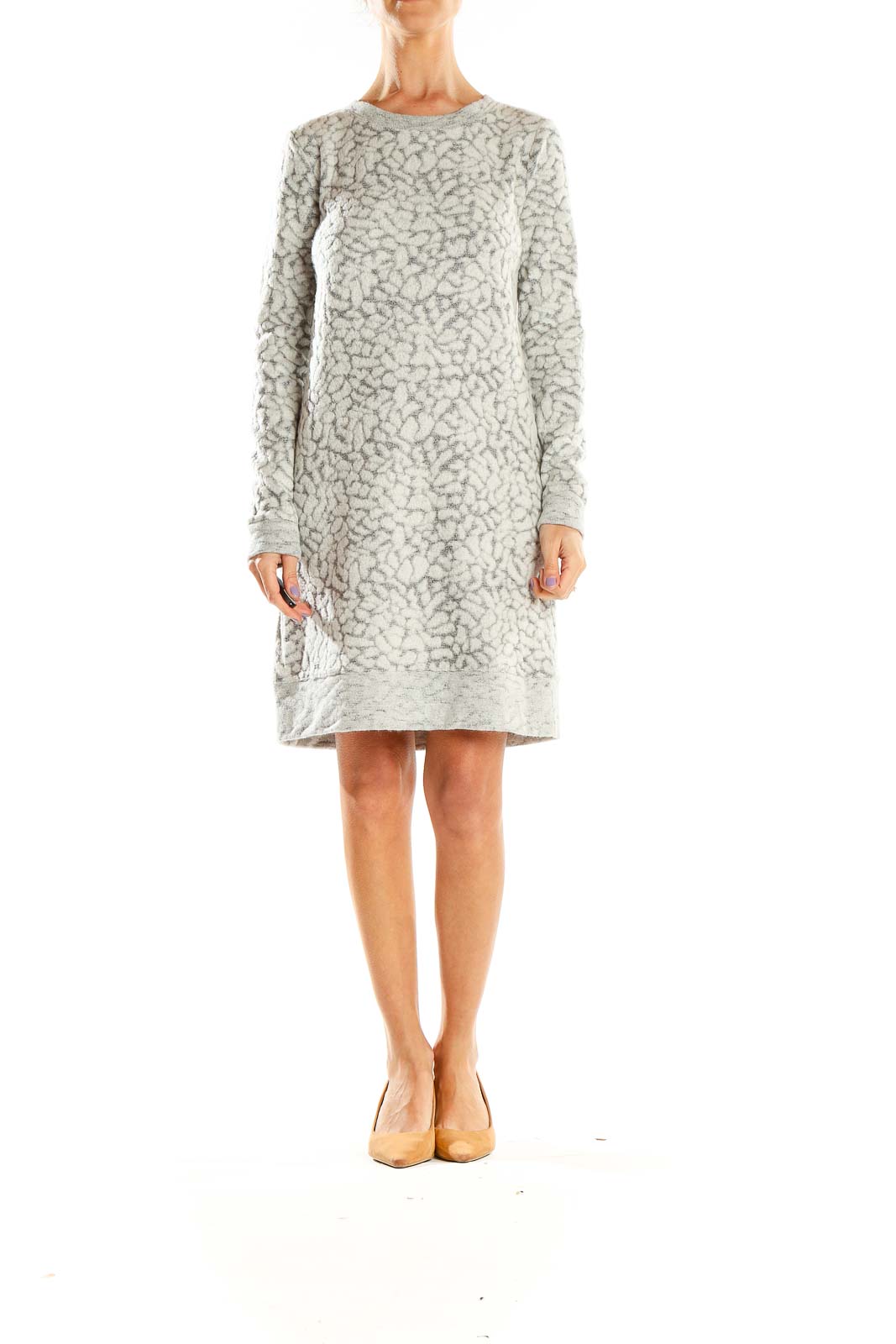 Lou clearance grey sweater dress