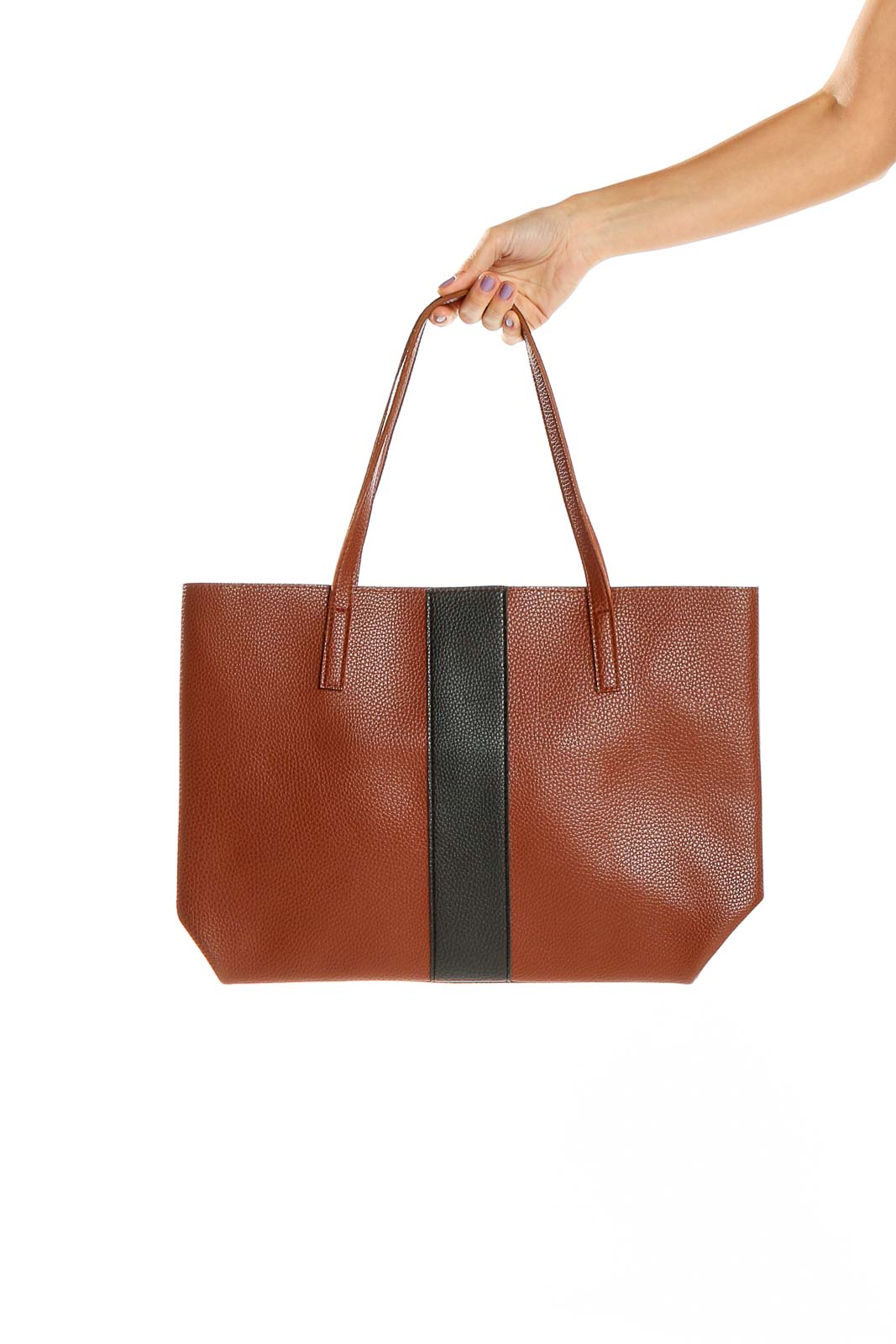Brown Tote Bag Front
