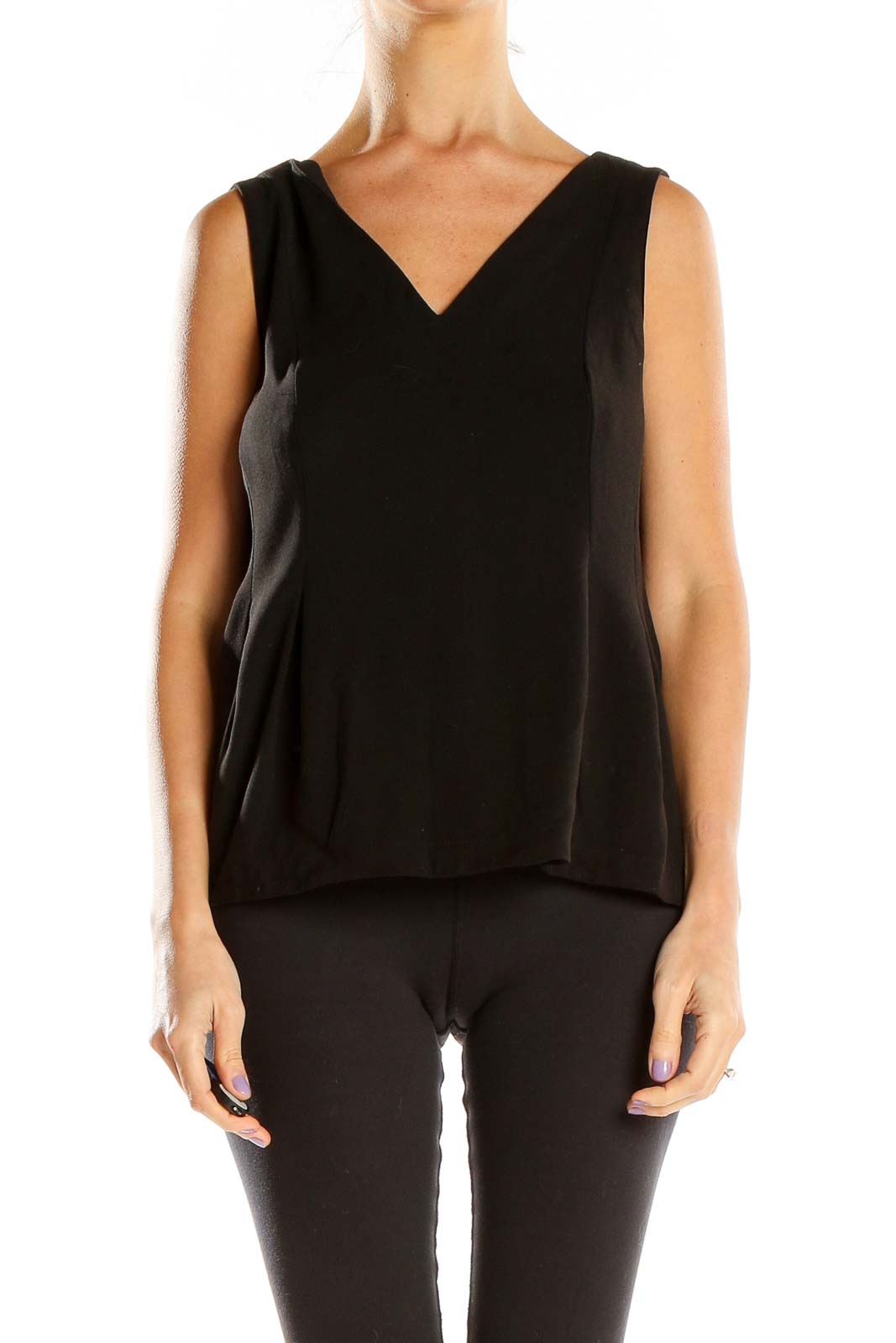Black Chic Top Front
