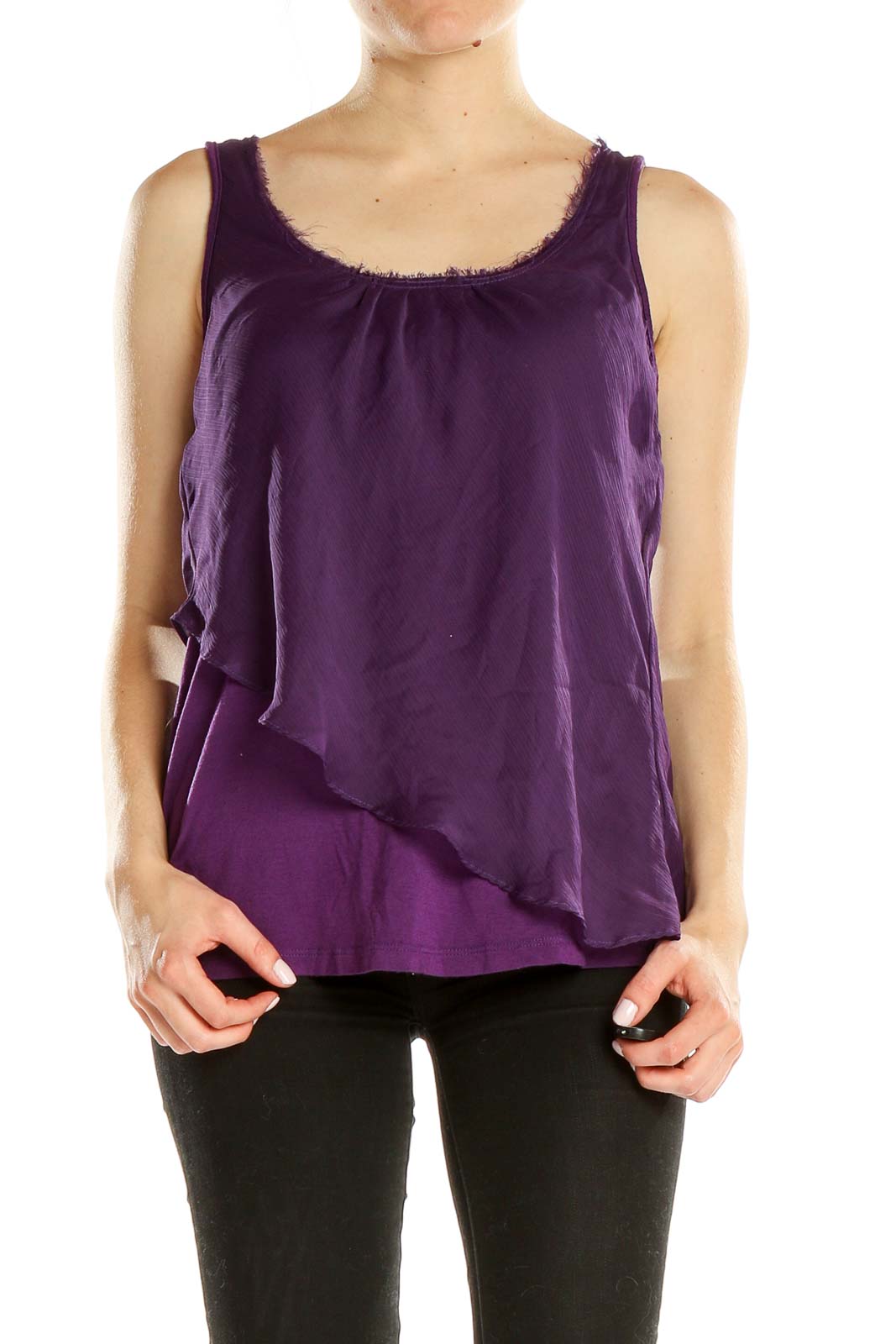 Purple Chic Tank Top Front