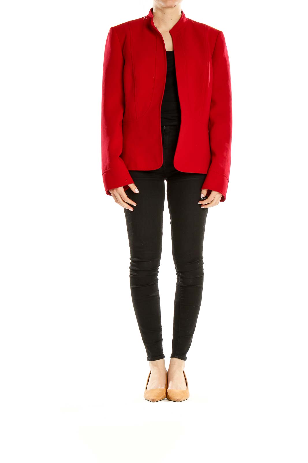 Tahari red shop jacket