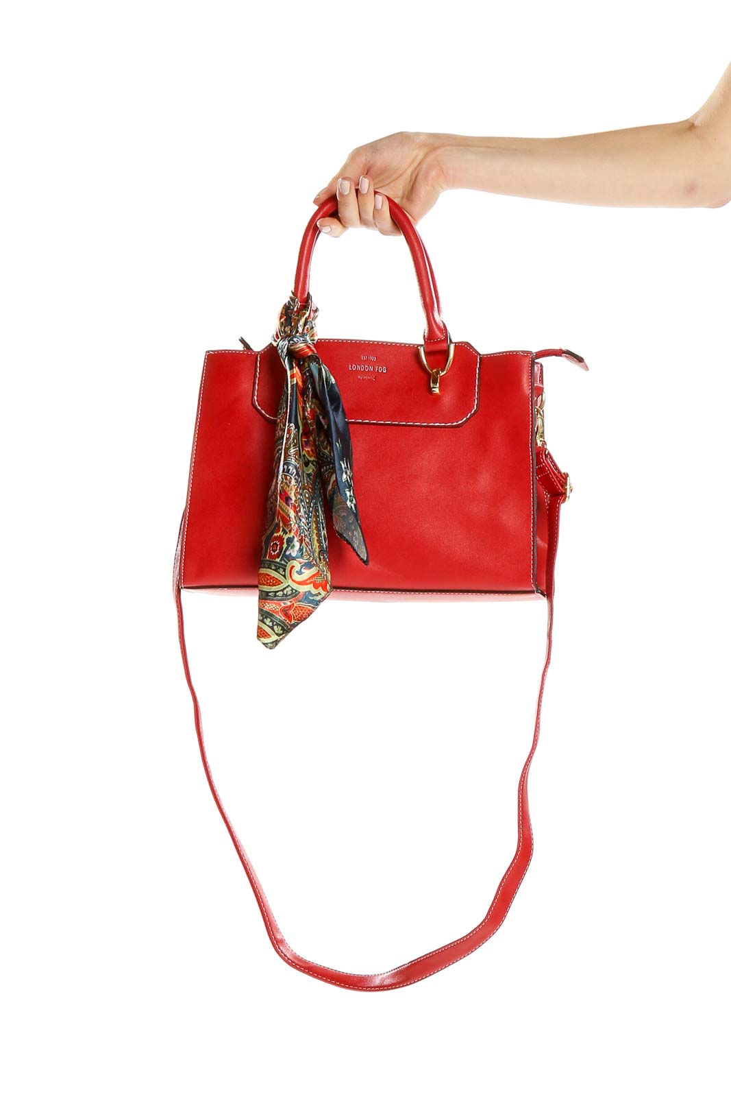 Red Hand Bag Front
