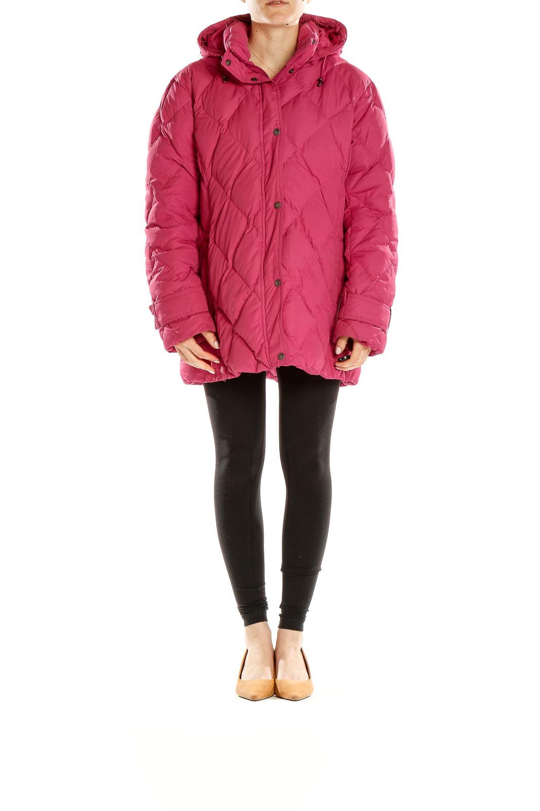 Lands end cheap pink coat