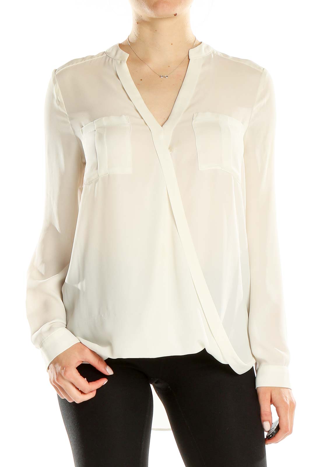 White Blouse Front
