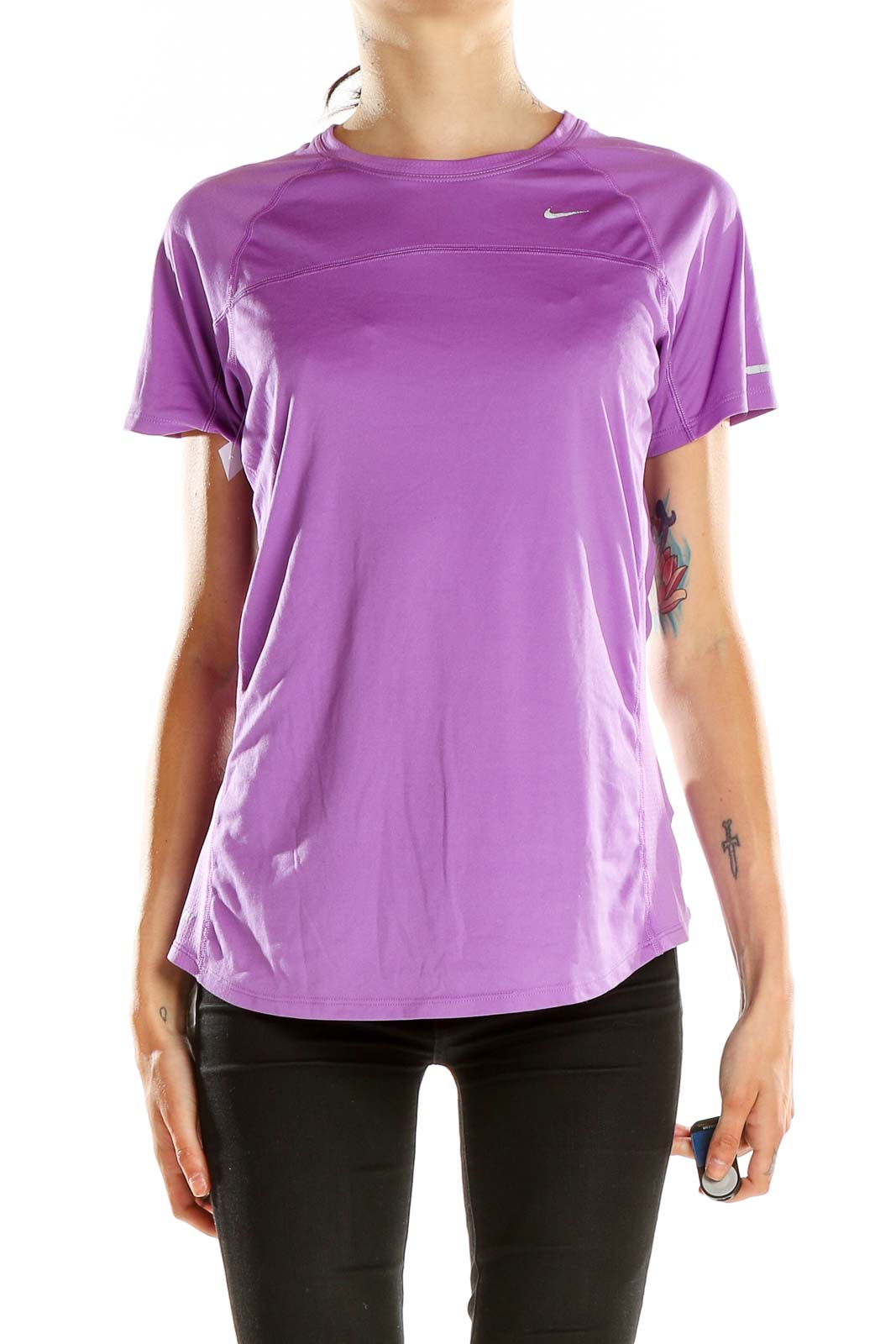 Purple Activewear T-Shirt Front