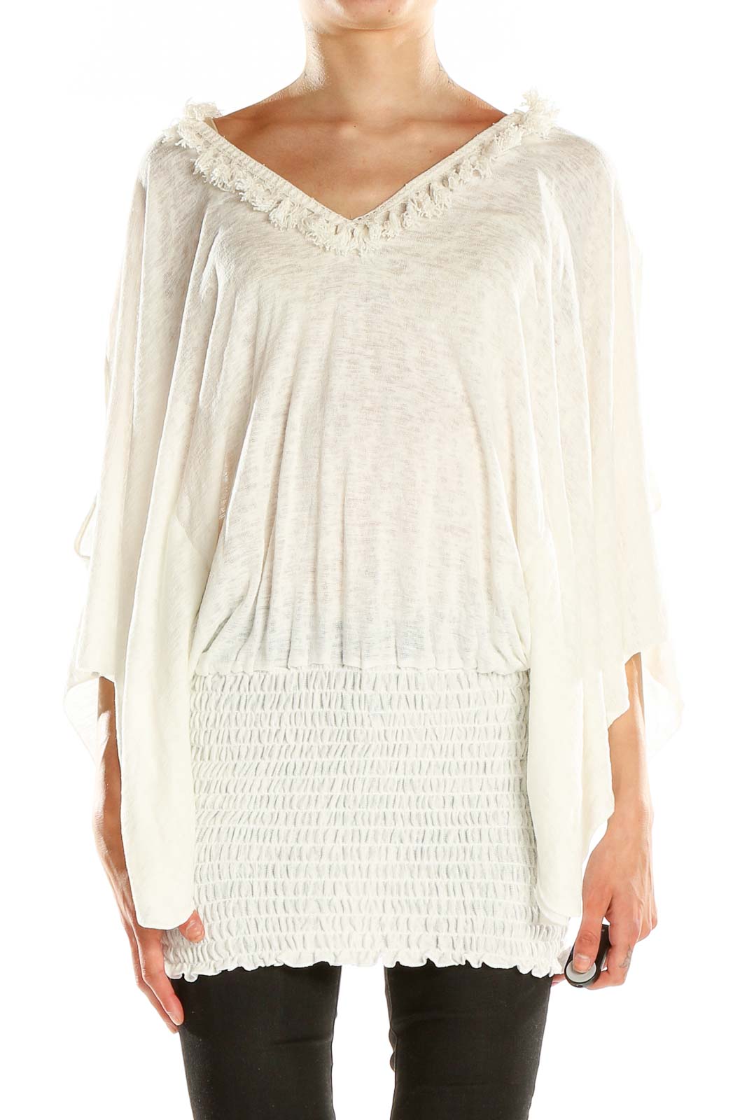 White Bohemian Cover Up Front
