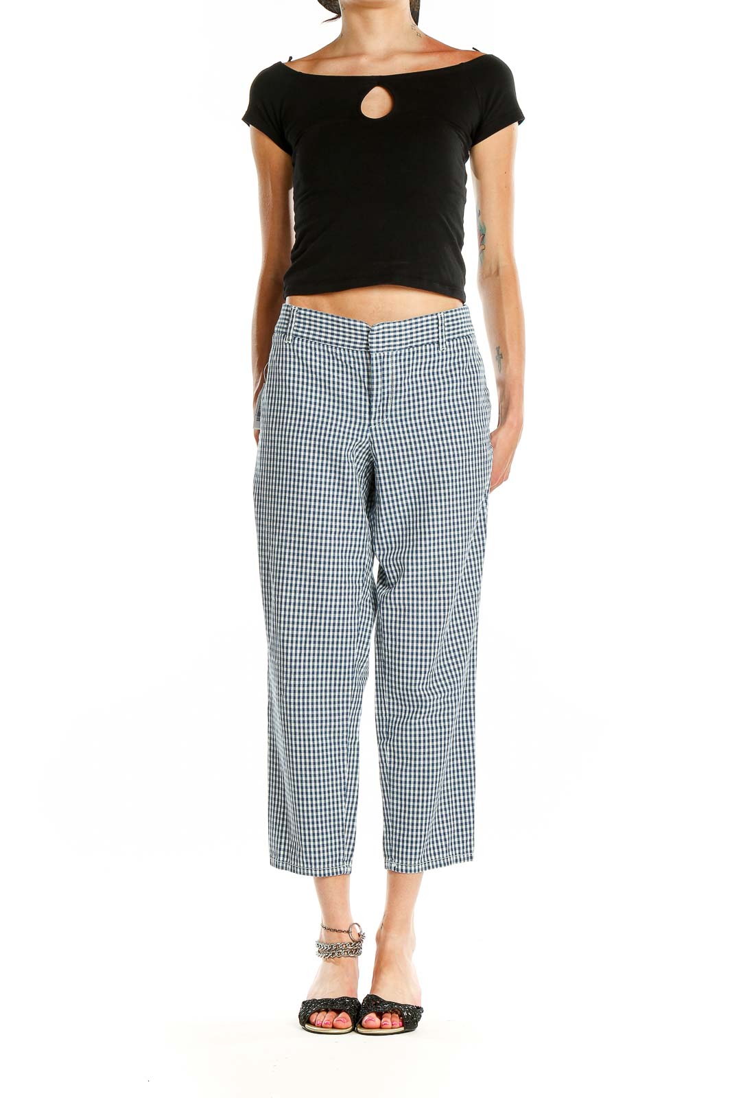 J crew gingham on sale pants