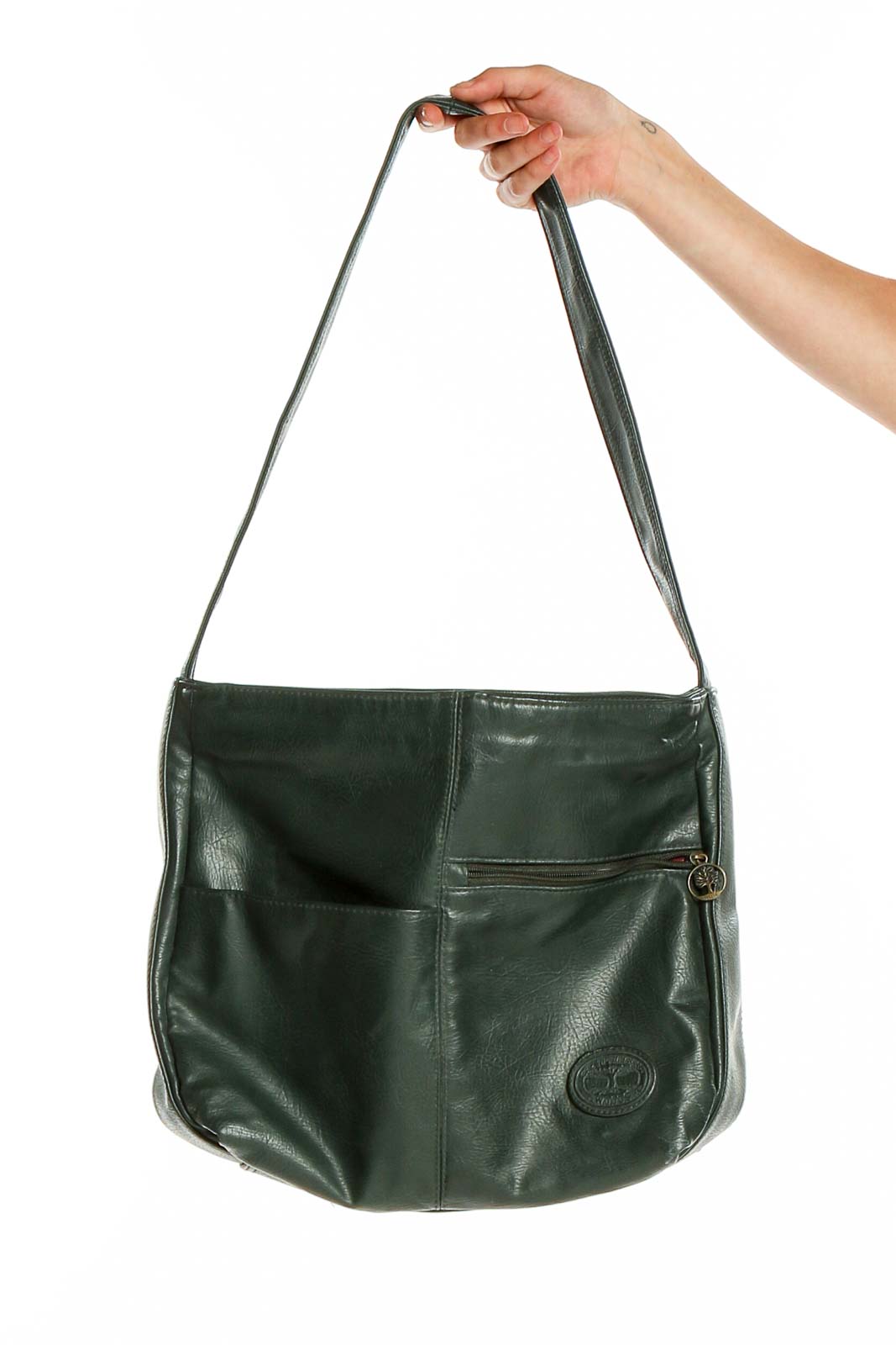 Net Shoulder Bag - Dark Green