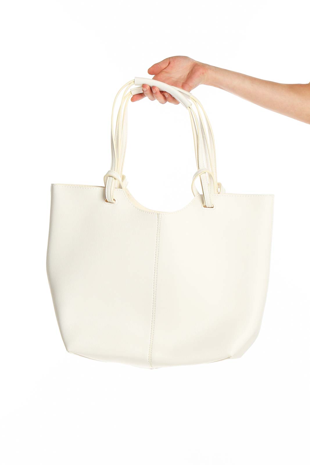 White Tote Bag Front