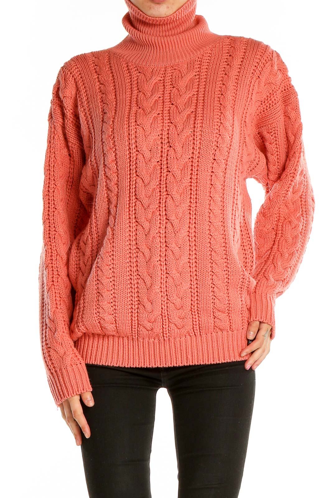 Pink Retro Sweater Front