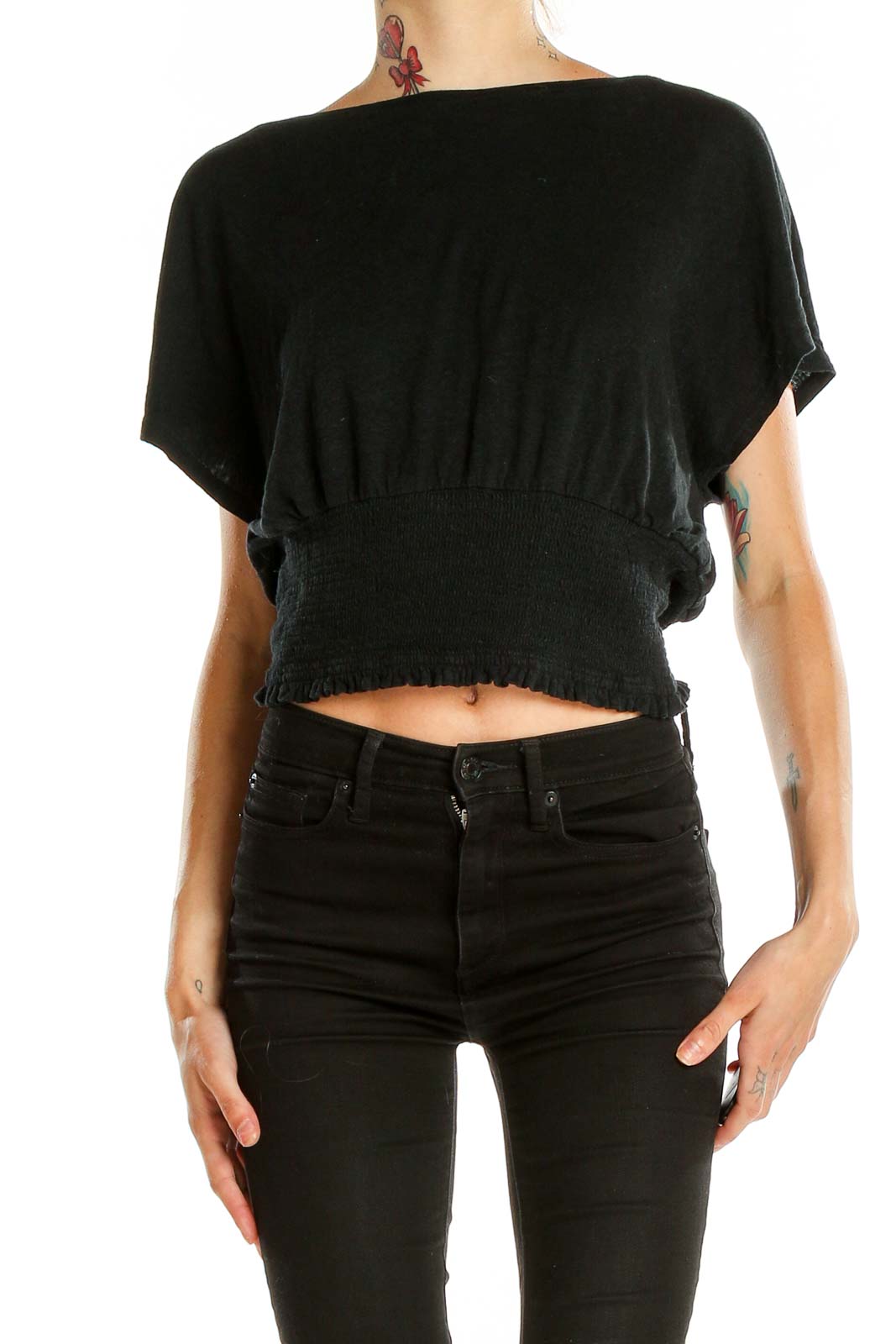 Black Chic Top Front