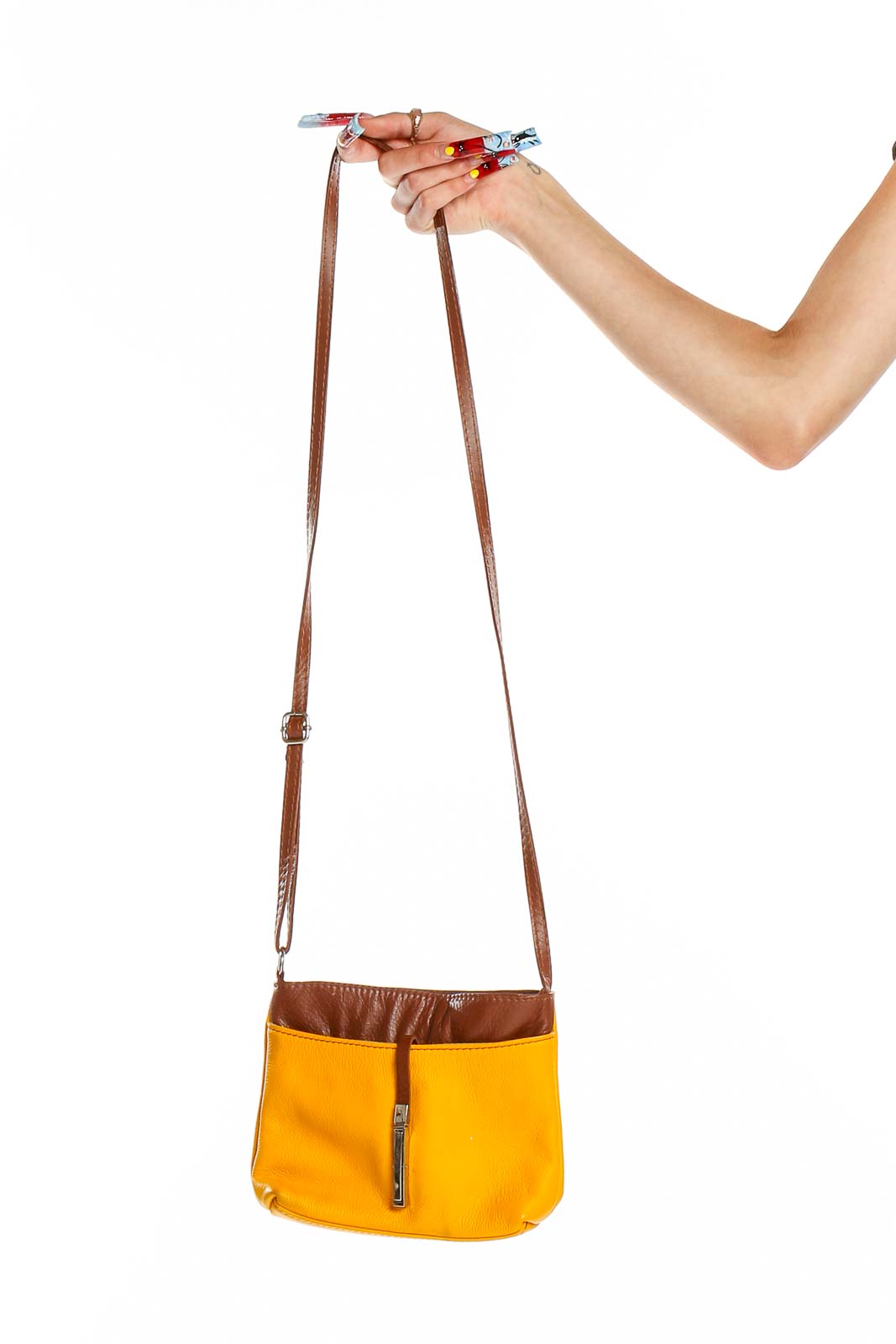 Orange Crossbody Bag Front
