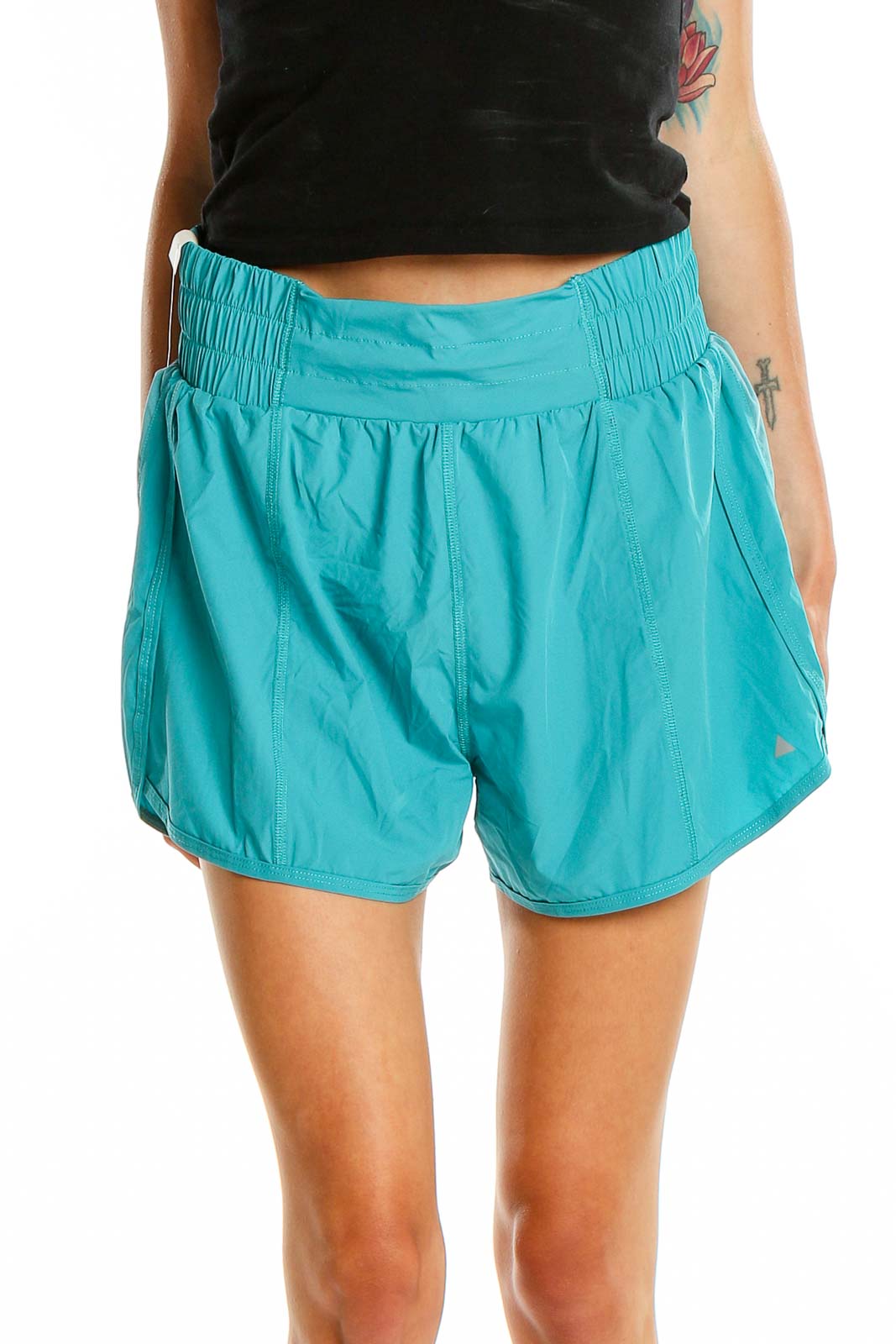 Blue Activewear Shorts Front