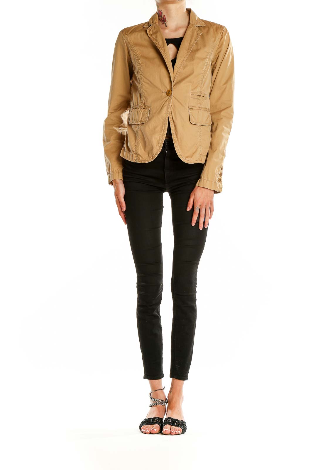 J crew tan on sale jacket