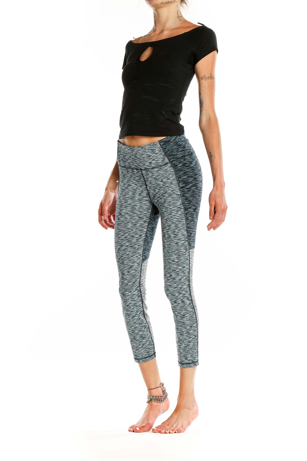 Cheetah Print Active Colorblock Activewear Legging - Knitted Belle
