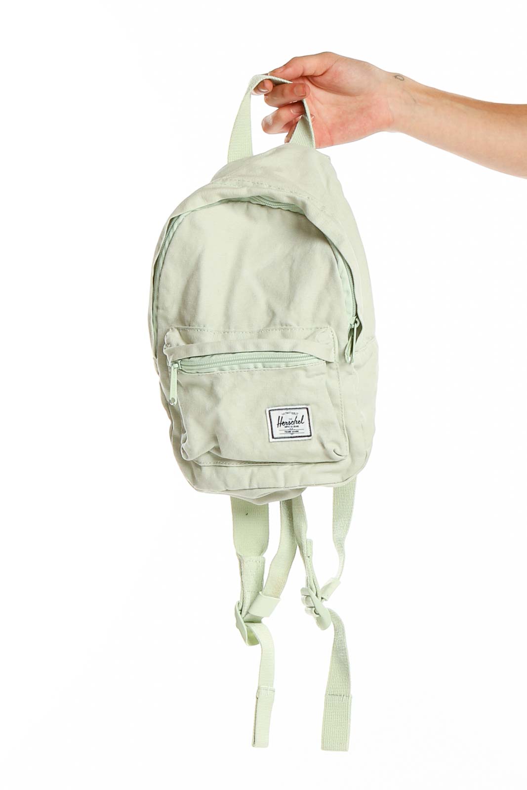 Mint Green Mini Backpack Front