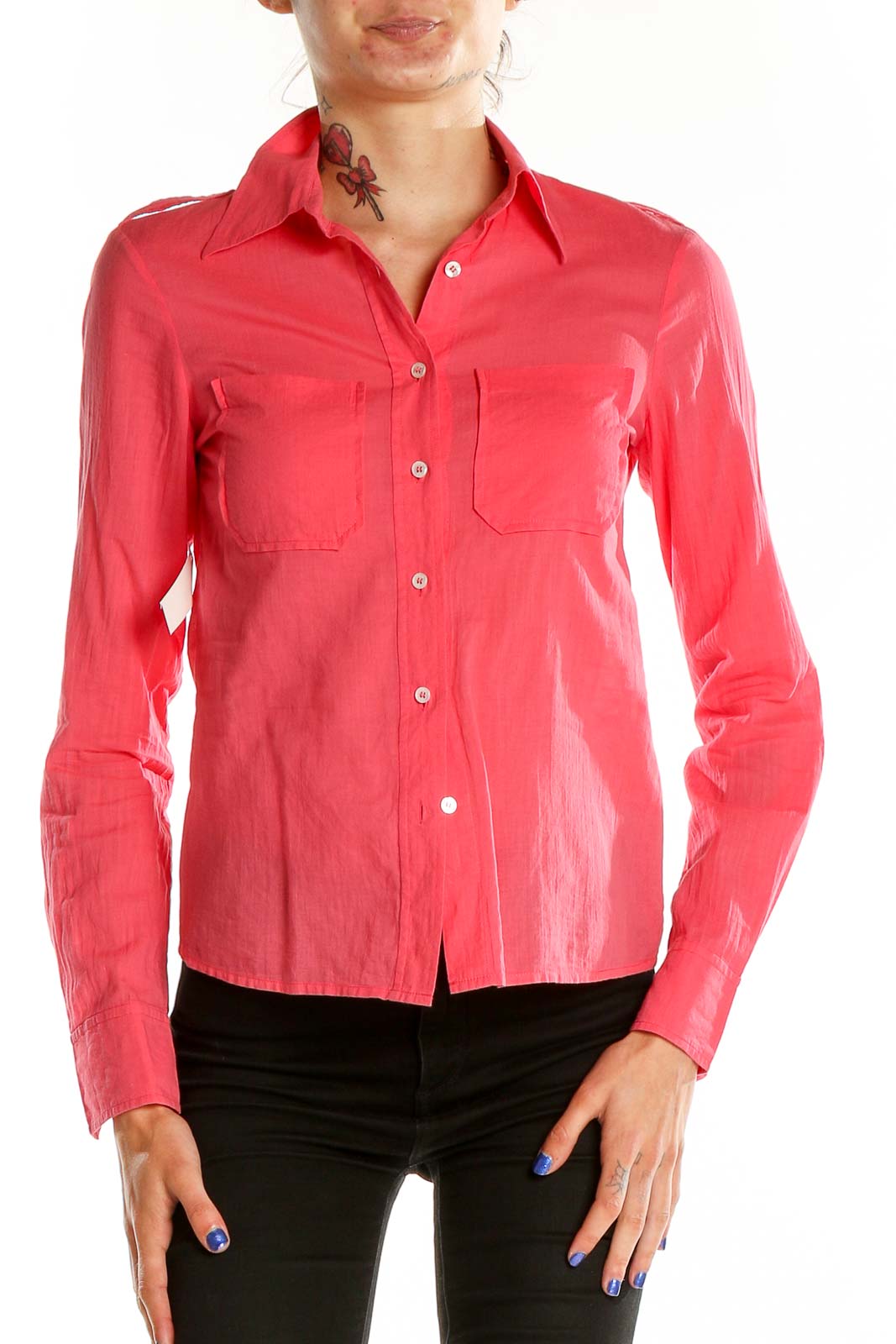 Pink Shirt Front