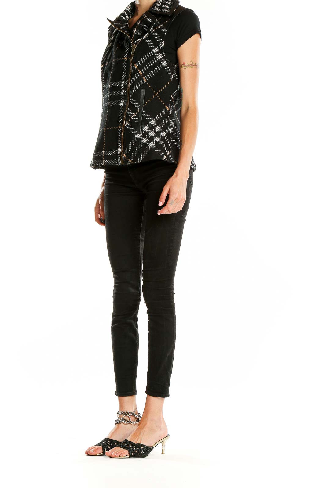 Cabi hot sale plaid vest