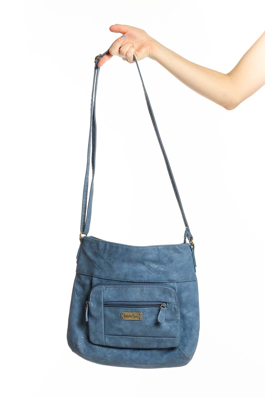 Blue Crossbody Bag Front