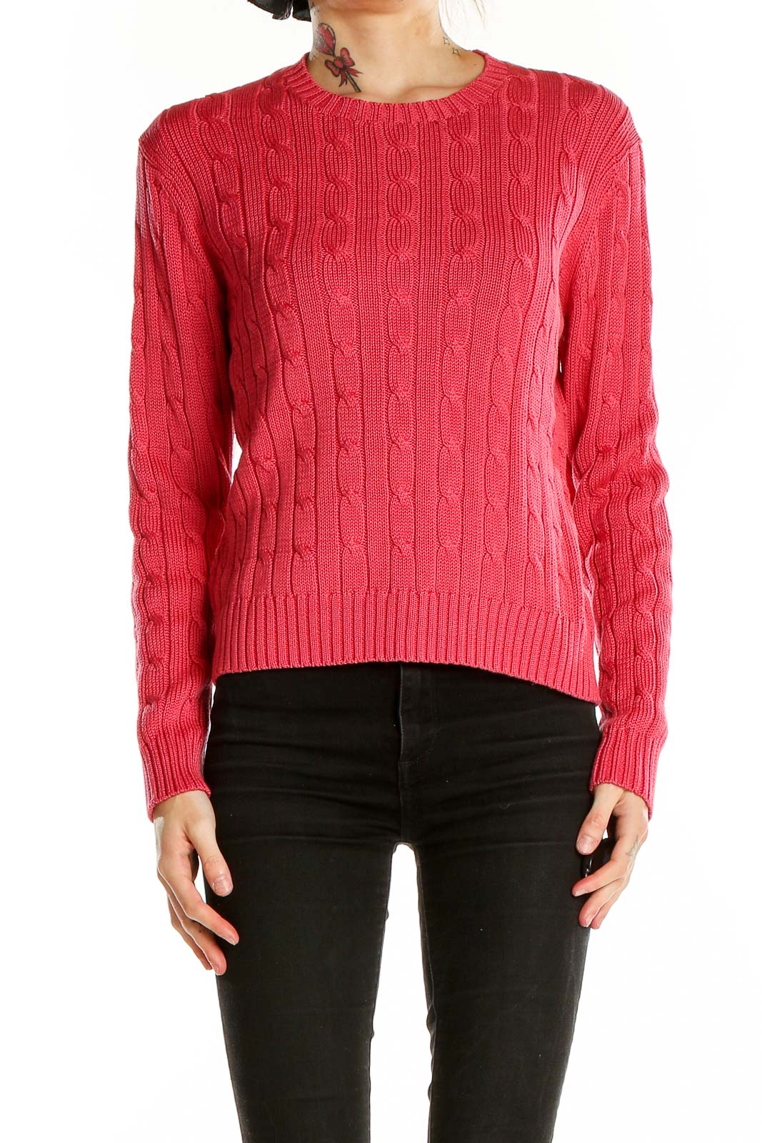 Pink Sweater Front