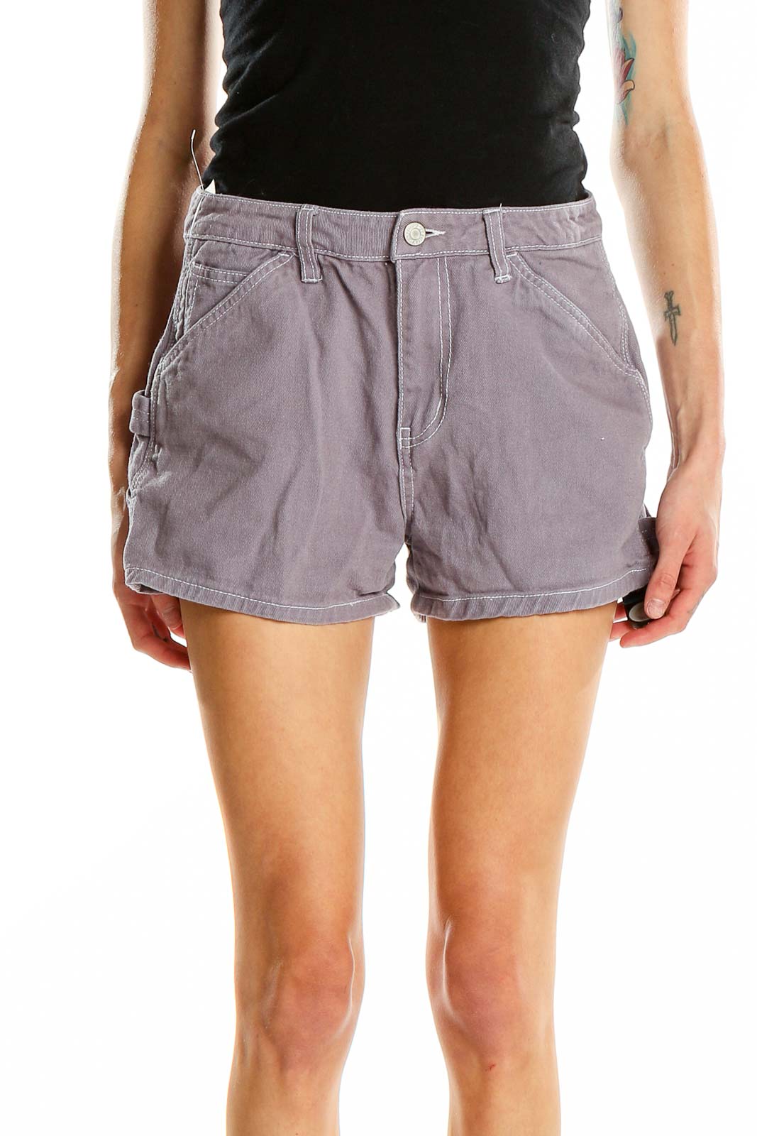 Purple Carpenter Shorts Front