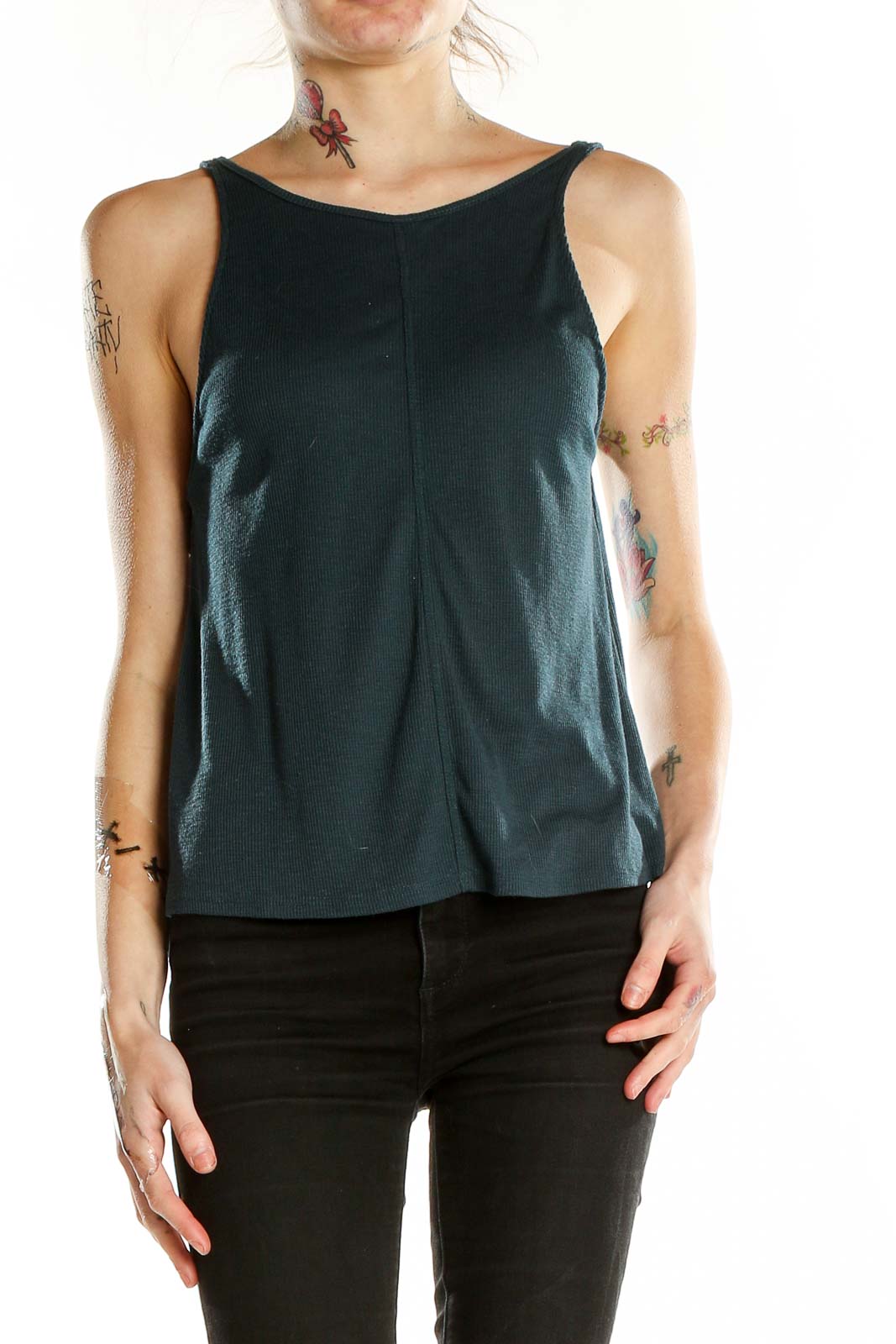 Green Tank Top Front