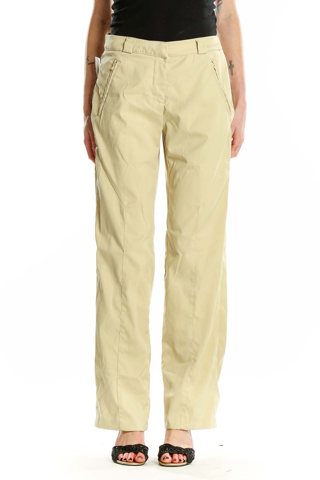 Yellow Pants Front