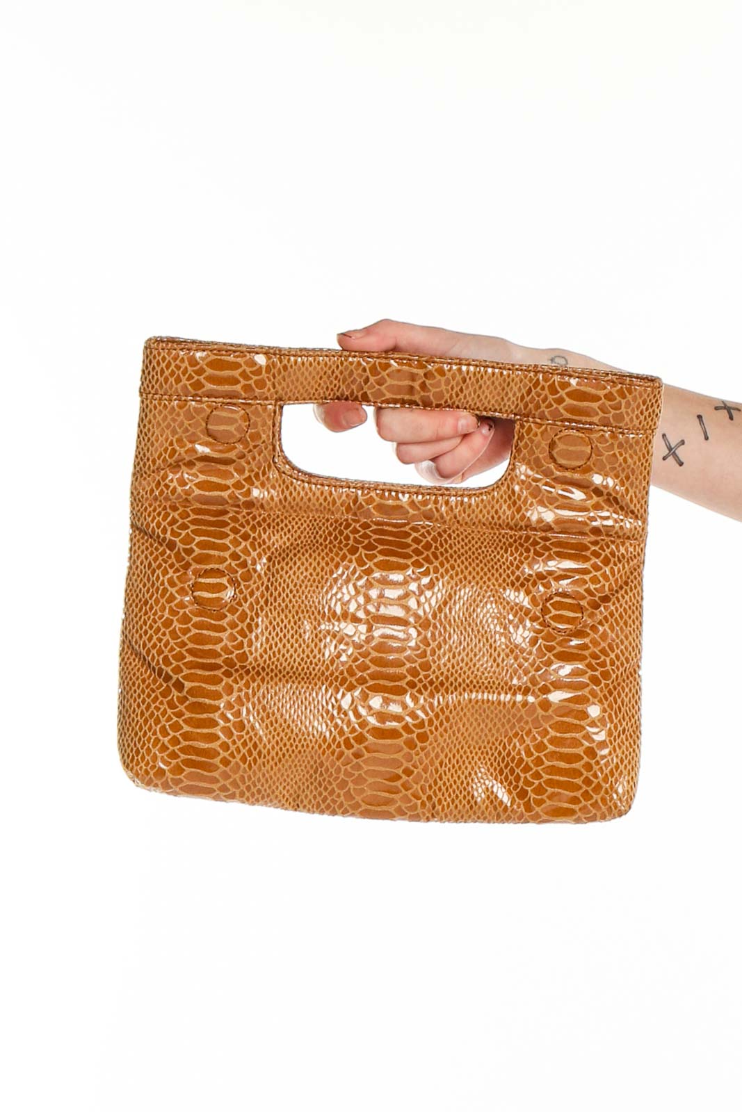 Tan Clutch Front