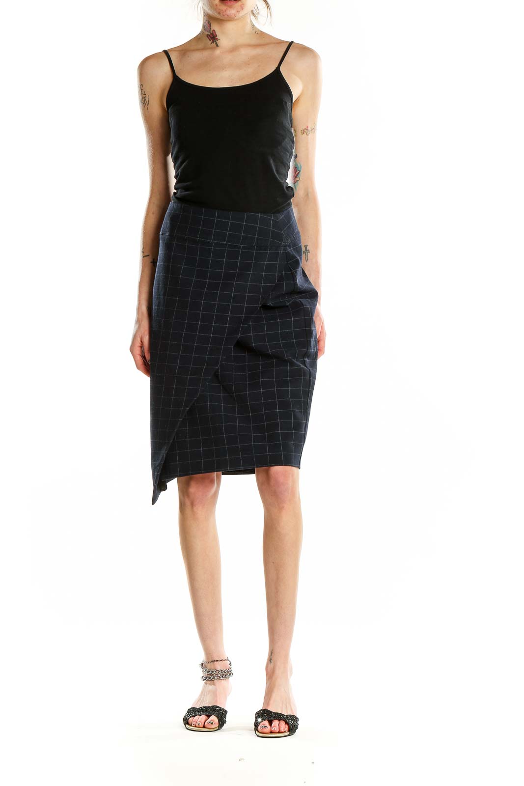 Brick Red Printed Handloom Cotton Pencil Skirt – Madhurima Bhattacharjee