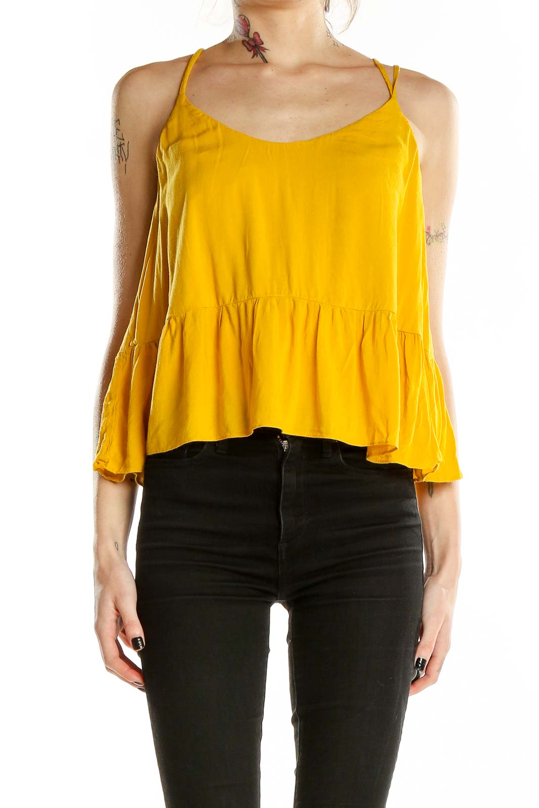 Yellow Tank Top Front