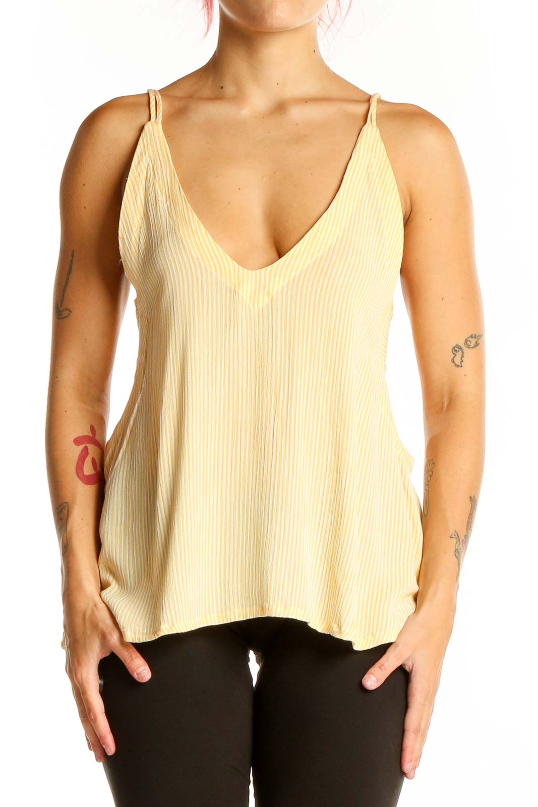 Yellow Solid Top Front