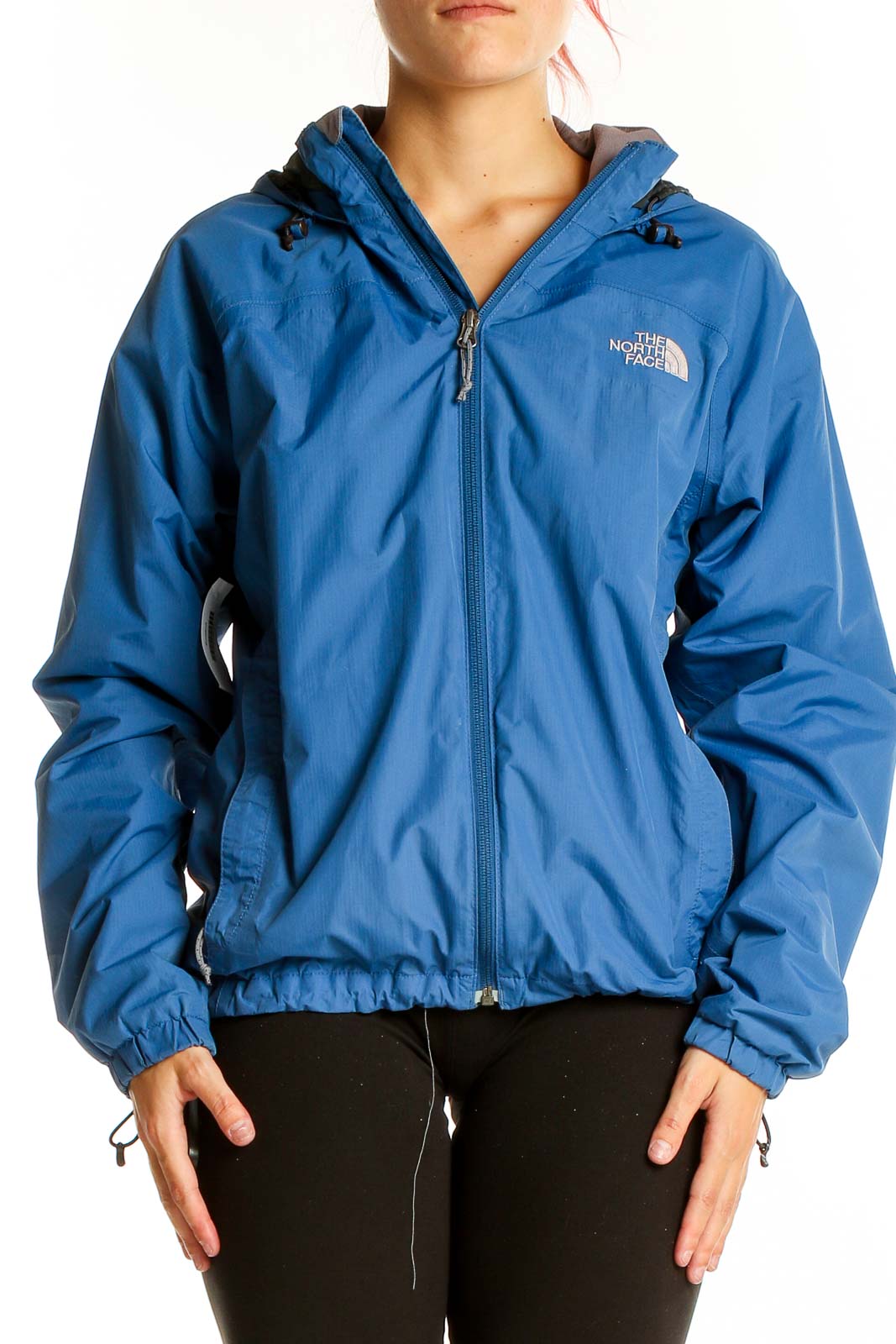 Blue Windbreaker Rain Wear Jacket Front