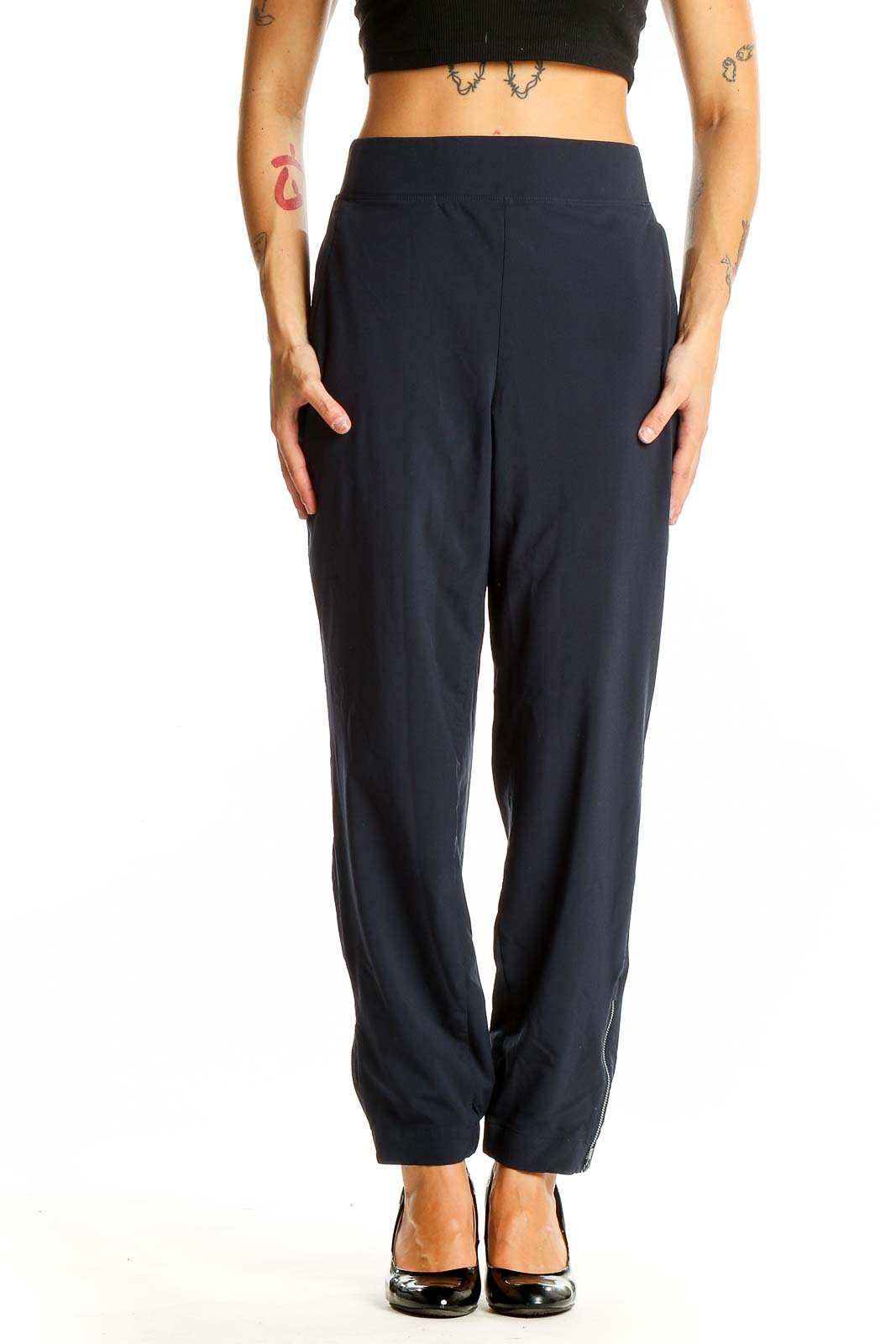 Blue Jogger Pants Front