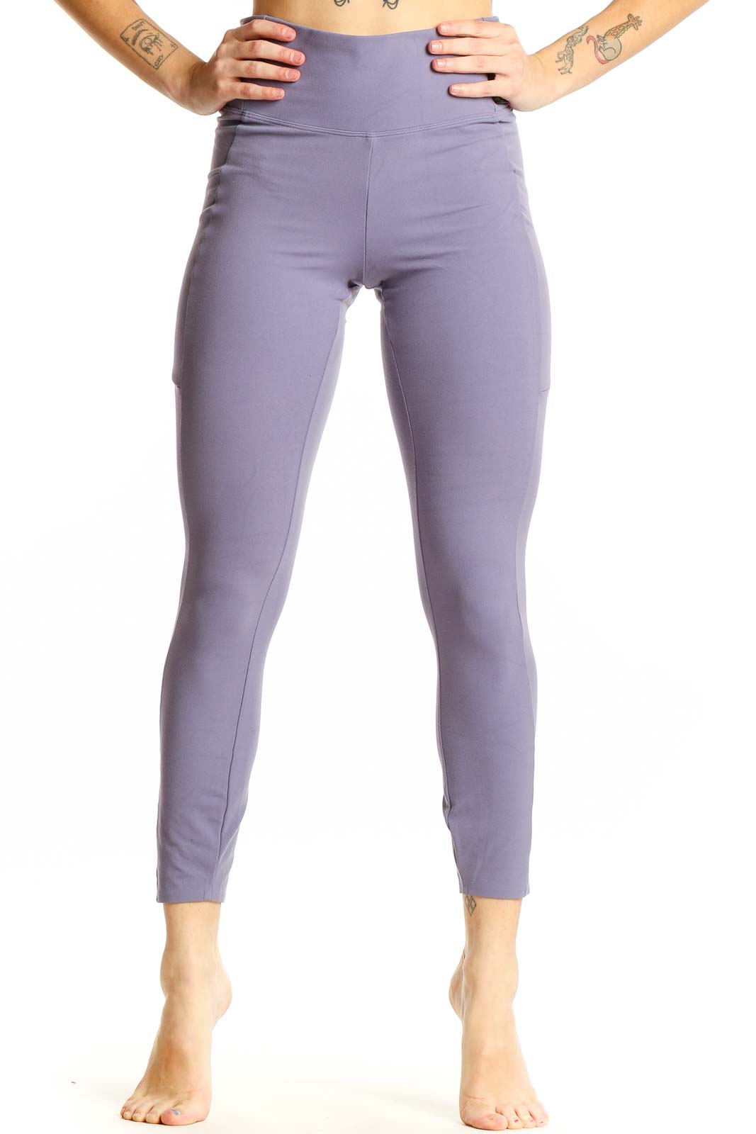 Lavender High-Waisted Performance Leggings Front