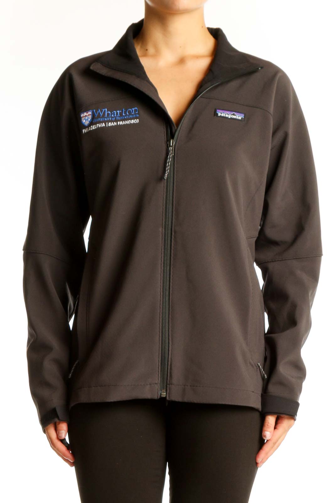 Brown Softshell Performance Jacket Front