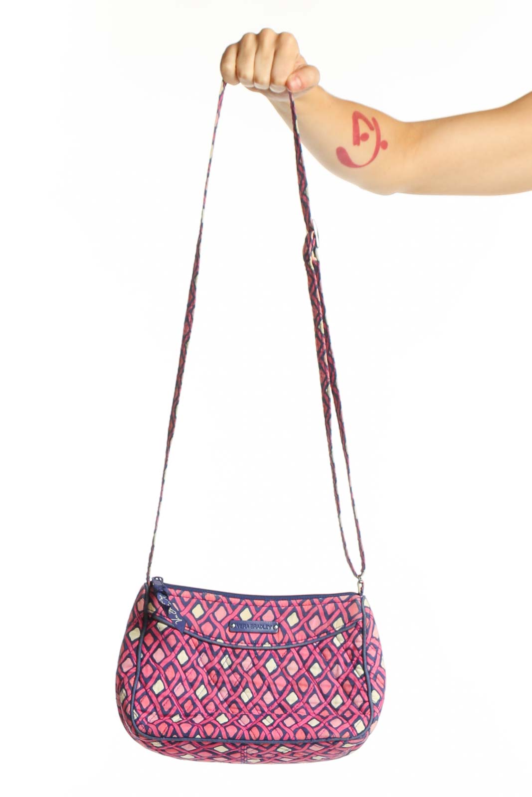 Pink Diamond Vera Bradley Crossbody Bag Front