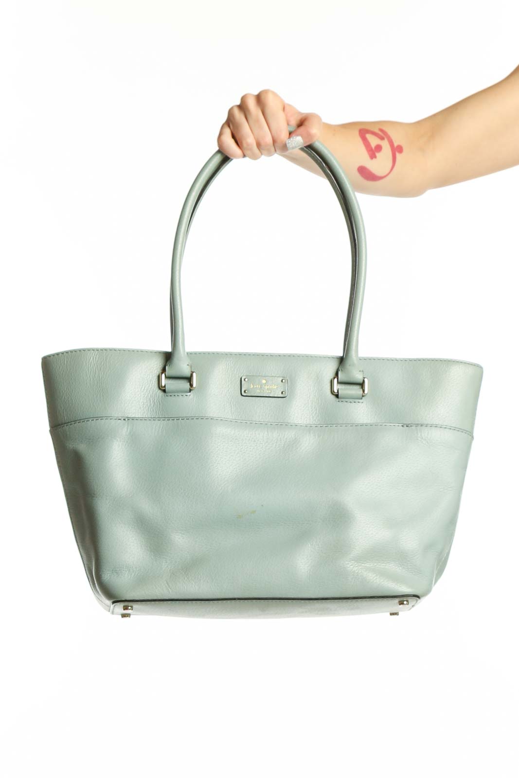Mint Green Kate Spade Tote Bag Front