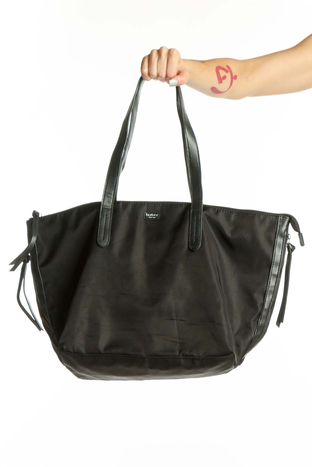 Black Botkier Nylon Tote Bag Large Front